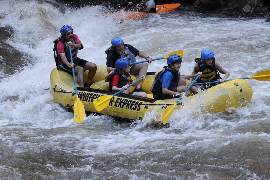 Whitewater rafting on the Nantahala River
